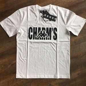 New Charm's x Kappa White Black T-shirt